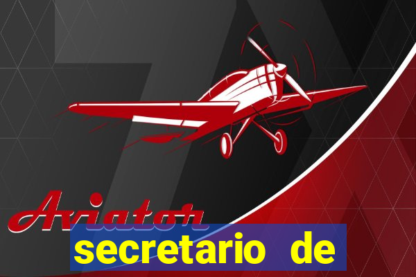 secretario de esporte salario